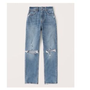 Abercrombie 90s high rise denim